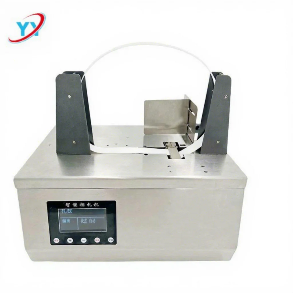 Multifunction Strapping Machine Automatic Paper Tape Opp Book Money Bundling Banding Machine