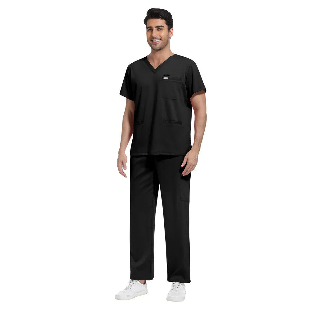 Uniformes médicaux pour hommes et femmes, ensembles de gommages pour médecins d'hôpital, accessoires pour infirmières, clinique dentaire, Salon de beauté, animalerie, vêtements de travail