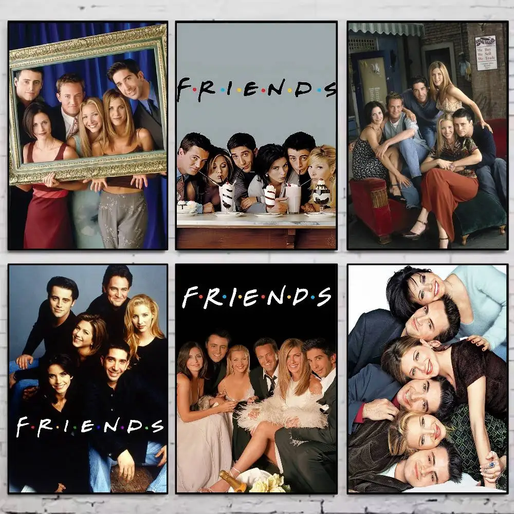 

Классические F-Friends, крутой постер для ТВ-шоу, галерея, принты, самоклеящиеся украшения для домашнего декора, наклейки на стены, наклейка для гостиной