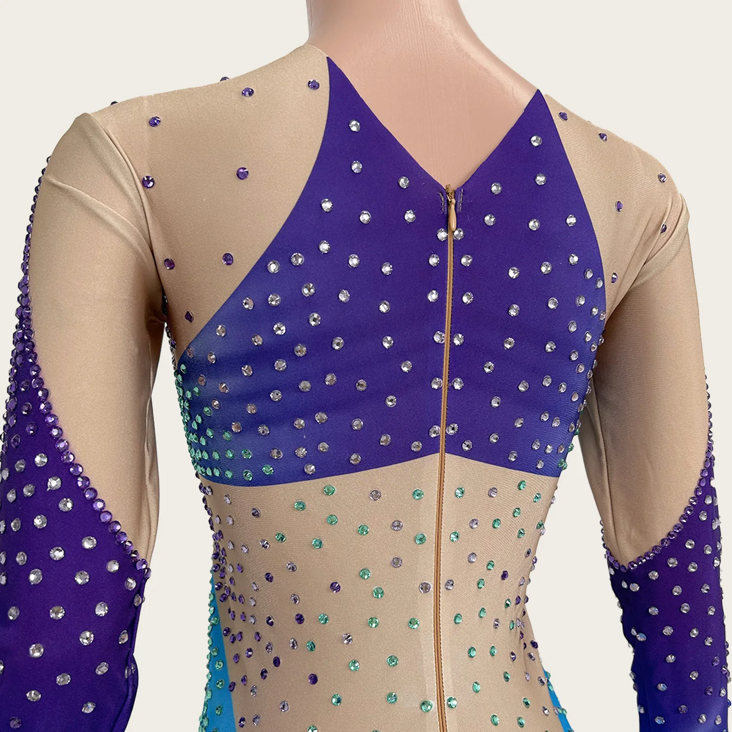 Lanhudie Spandex Elastic Butterfly Print Tight Fitting Jumpsuit Night Party Outfit Event Stage Performance Fancy Sexy Jumpsuit