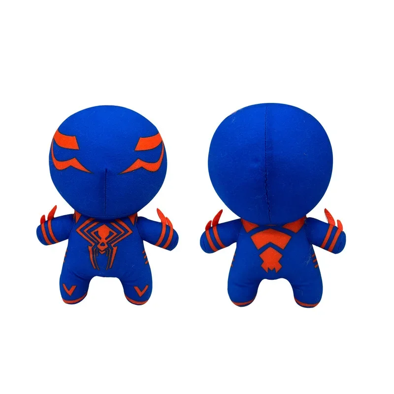 Spider Man 2099 23cm pluszowa lalka uroczy w poprzek pająka Peluche Miguel O\'Hara miękka wypchana zabawka dekoracja w stylu kreskówki poduszka