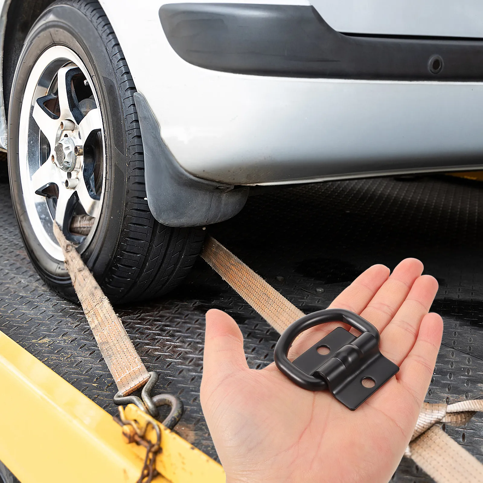 

2 шт. крюки-анкеры для грузовых прицепов, сверхмощные кольца для крепления грузов, металлические анкеры для крепления, кольца для фиксации грузов, металлические анкеры