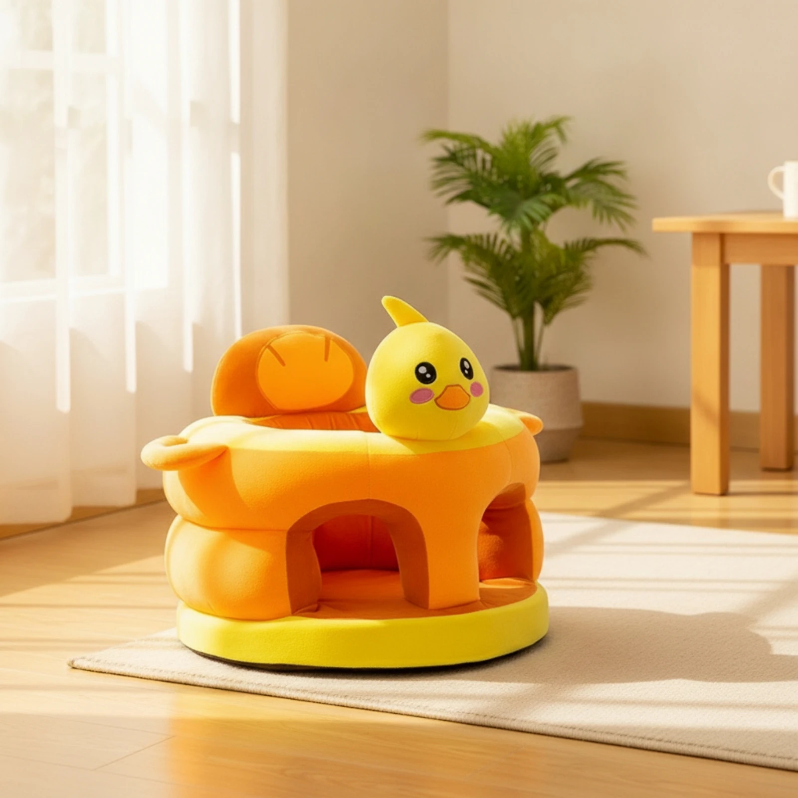 Baby Nursery Chair - Soft Baby Sofa Cushioned Baby Floor