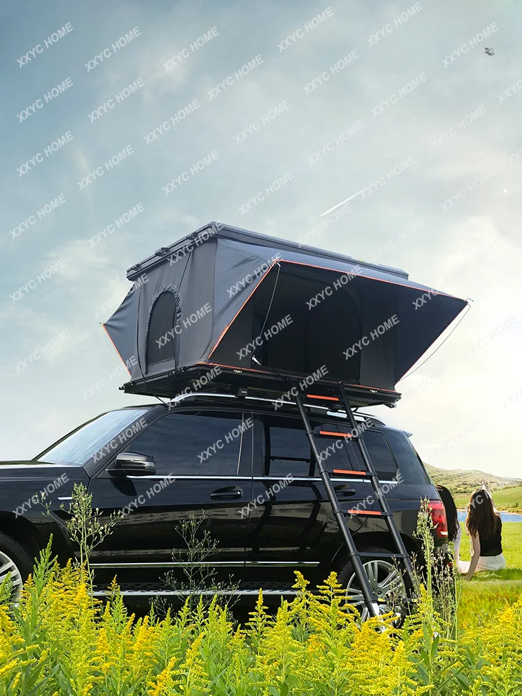 Roof Tent Aluminum Alloy Hydraulic Automatic Outdoor Self-Driving Camping Warm Thickened Car Tent