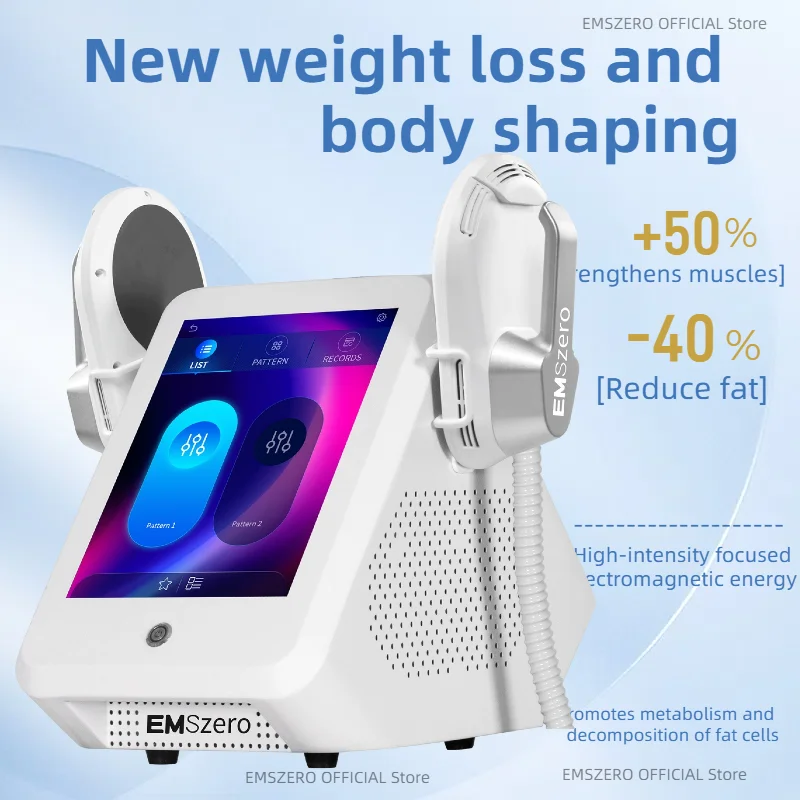 EMSzero Muscle Body Sculpt Slimming Machine with 4 Handles Pelvic Stimulation Pads Optional Salon EMSzero Weight Lose