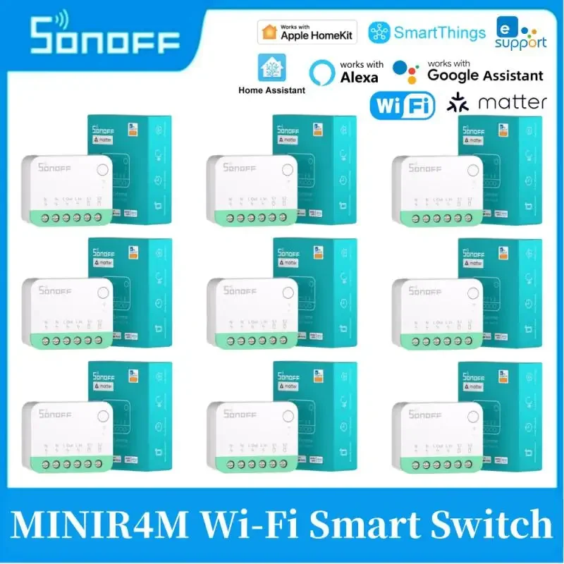 SONOFF MINI R4 Matter MINIR4M Matter Relay Sonoff Mini R4 Extreme Wifi Smart Switch Matter مع Alexa Google Home Homekit #1