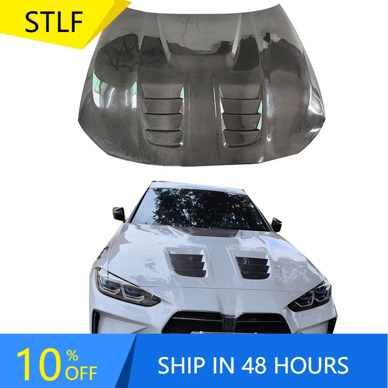 

STLFHigh Quality Carbon Fiber Hood Suitable for 4 Series M440I G23 G22 Carbon Fiber Engine Cover Perfect Fitment