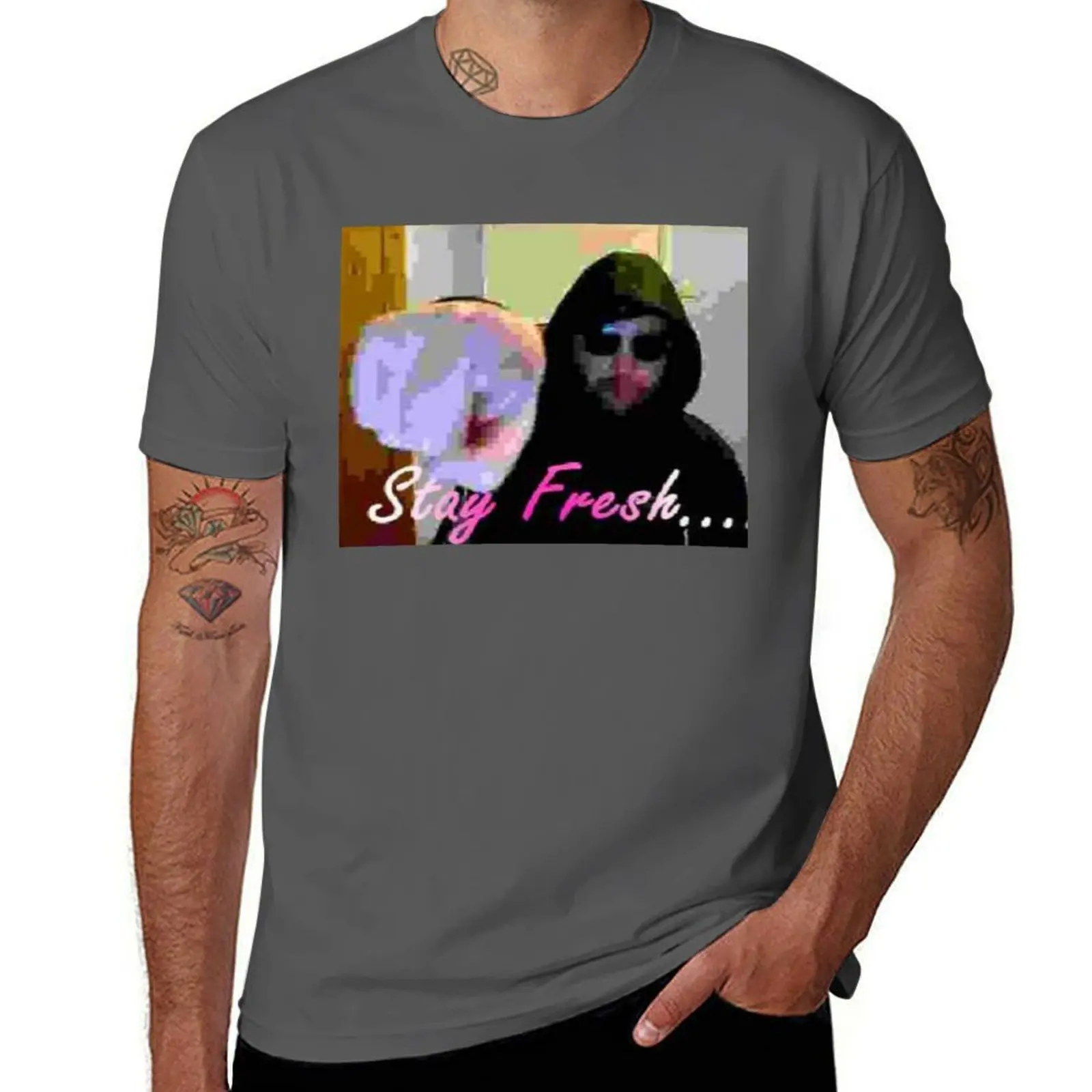 

Stay Fresh T-Shirt Sweat Absorbing Sports Tee Shirt