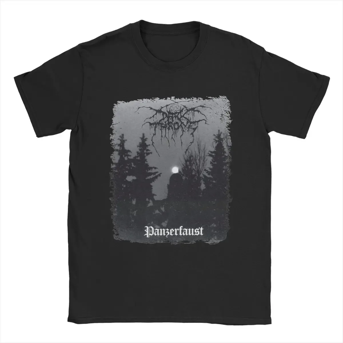 Vintage Darkthrone Transilvanian Hunger T-Shirt for Men O Neck Cotton T Shirts Music Band Tee Shirt Birthday Present Clothing