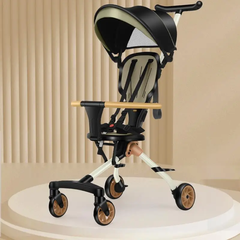 

Baby-walking Artifact Ultra-light Foldable Two-way Simple Easy For Aged 1-5 Years Old Multi-functional Portable Baby Stroller