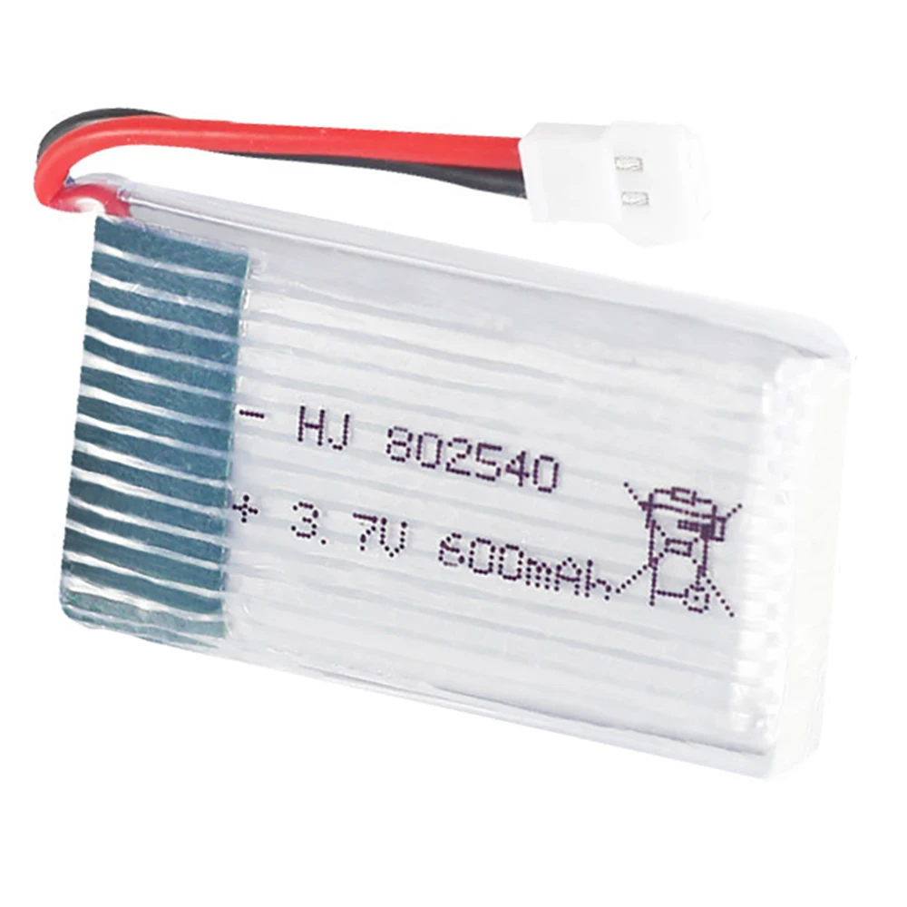 3.7 فولت 600 مللي أمبير 30 سي 802540   يبو بطارية ل Syma X5 X5C X5SW X5SC CX-30 M68 905 QX80 K60 أجهزة الاستقبال عن بعد بطارية توصيل خارجي