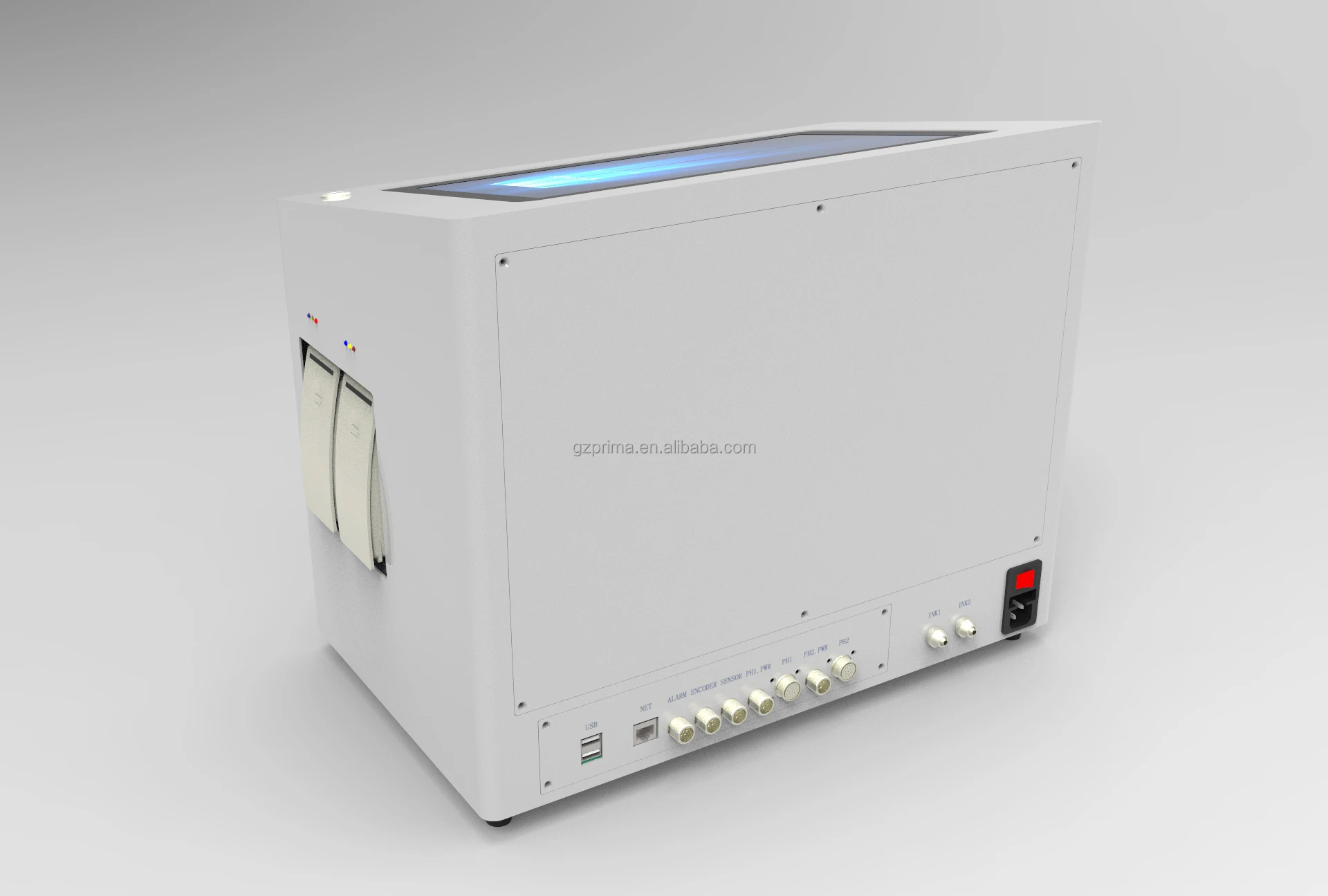 High Resolution Industrial TIJ Inkjet Printer Large 108mm Character Eco-Solvent For Continuous Wall Cardboard Printing