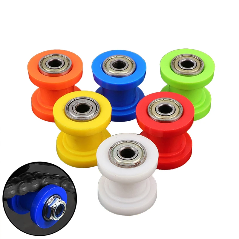 Motorcycle ATV Chain Roller Guide 8mm 10mm For Pit Dirt Bike XR125 CRF50 Models