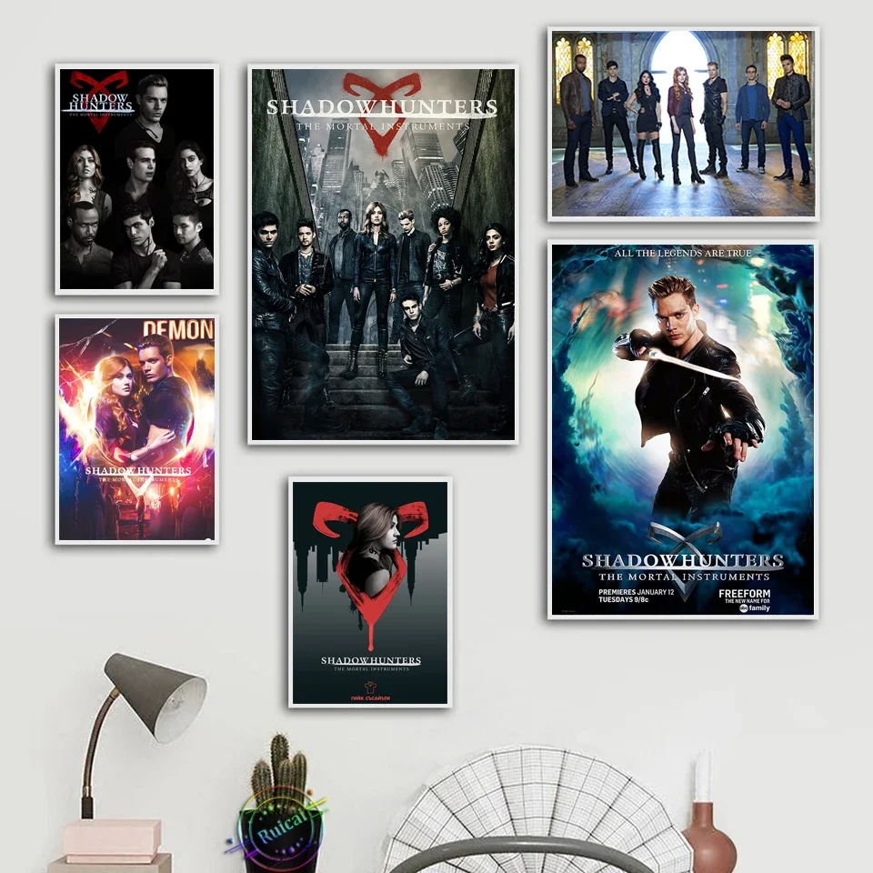 

Shadowhunters Poster Tv Series Show Art Prints Canvas Wall Painting Picture For Living Room Home Decoration