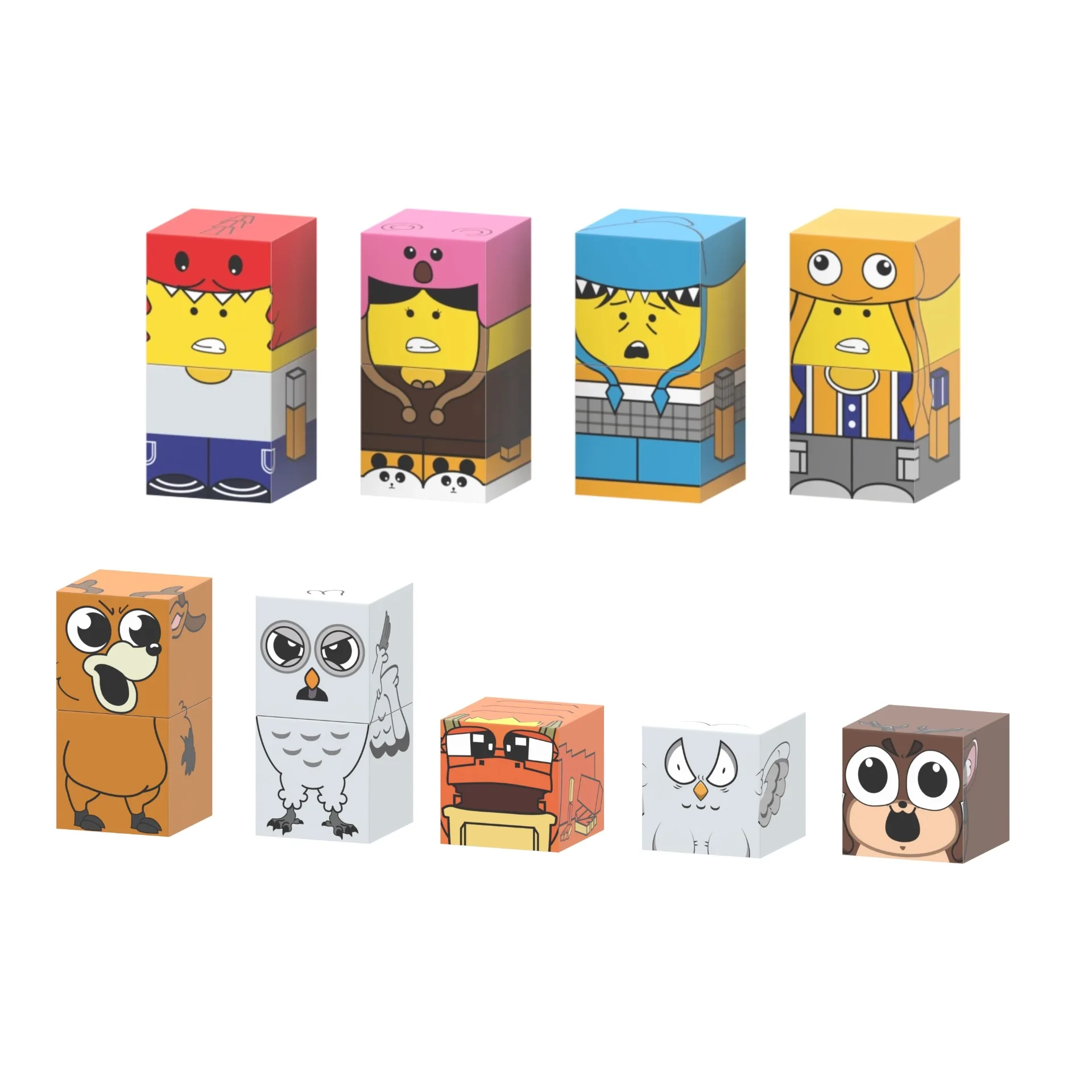 

99 Nights In The ForestMagnetic Building Block Toys Puzzle Toy Cartoon Assembly Model Fans Birthday Gifts for Kids Christmas