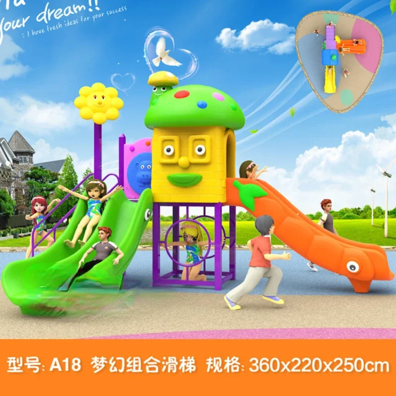

Square Slide Children's Playground Outdoor Playground Multi-Functional Slide
