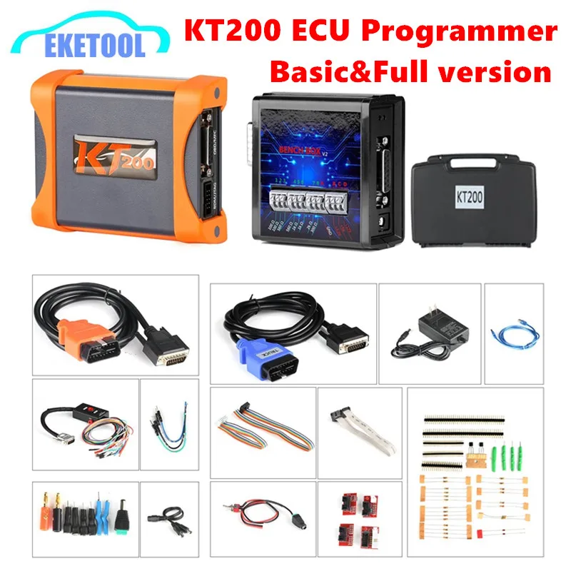 

Professional KT200 ECU Programmer Tuning DTC Code Removal/OBD2 Read&Write/MulitIple Protocles Maintenance VR File Free Damos