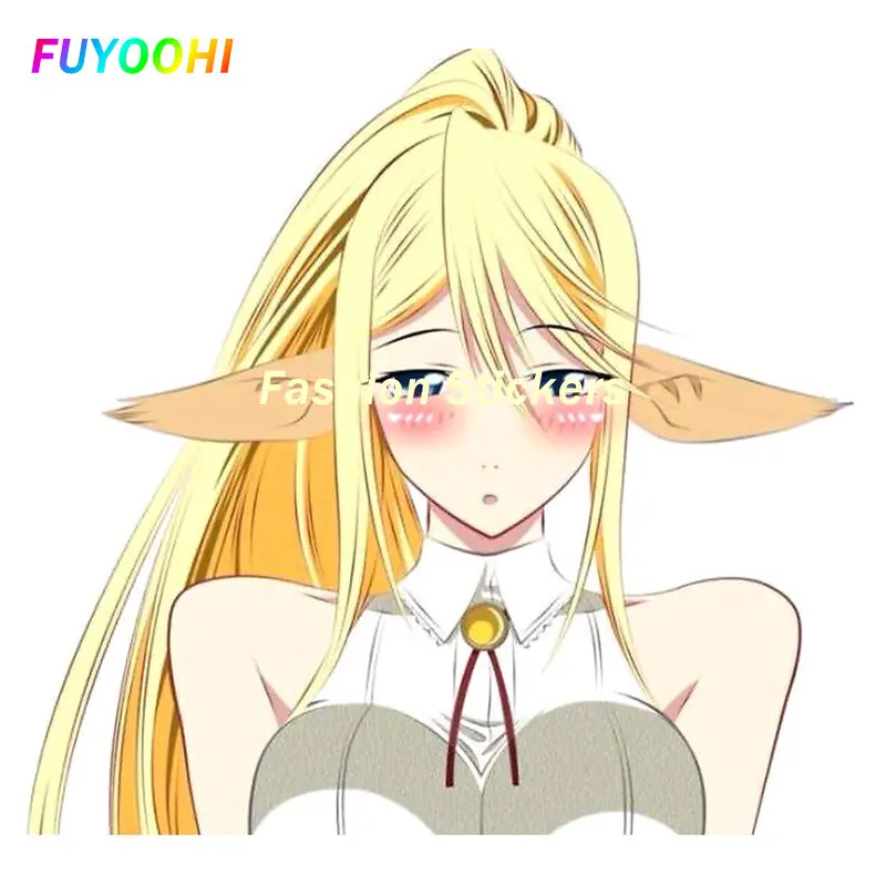 

FUYOOHI Play Stickers Cartoon Centorea Shianus Car Sticker Anime Waifu Decal Rear Windshield Trunk Motorcycle Helmet Stickers