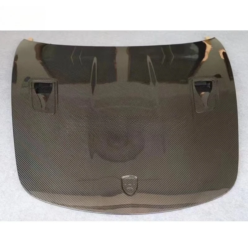 ملحقات غطاء محرك السيارة من ألياف الكربون عالية الجودة لبورشه كايمان بوكستر 718 GT4 ترقية غطاء المحرك بتصميم RS #5