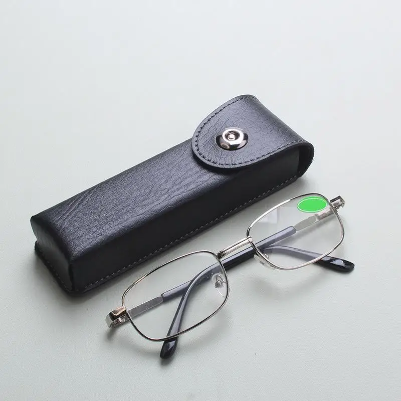 Unisex Portable Leather Phone Pouch 1Pcs Belt Wearable Glasses Storage Box for Business Trip Outdoor Activities