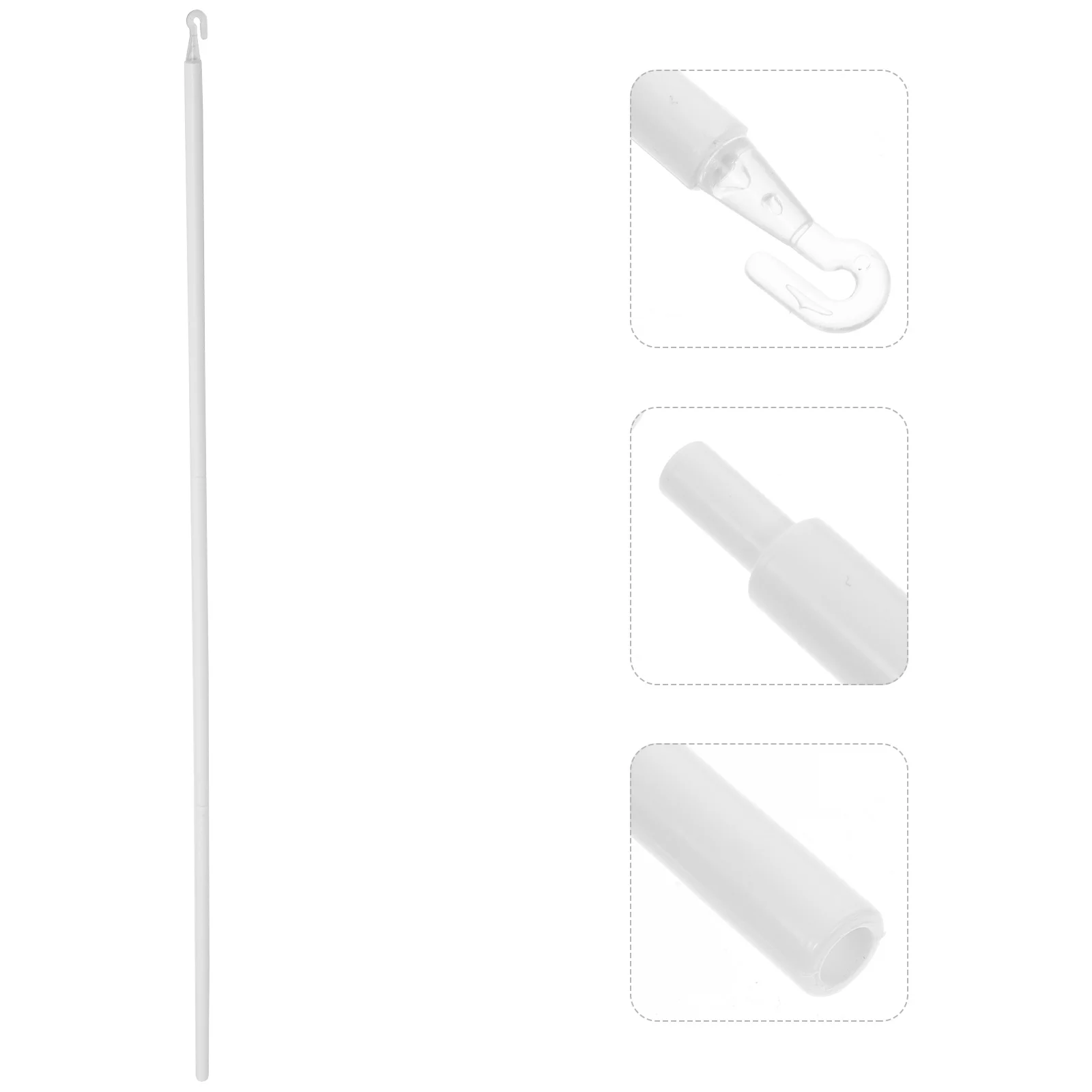 The Wand Shutter Rotary Rod Blind Replacement Turn Curtain Pull Stick Parts Transparent Window