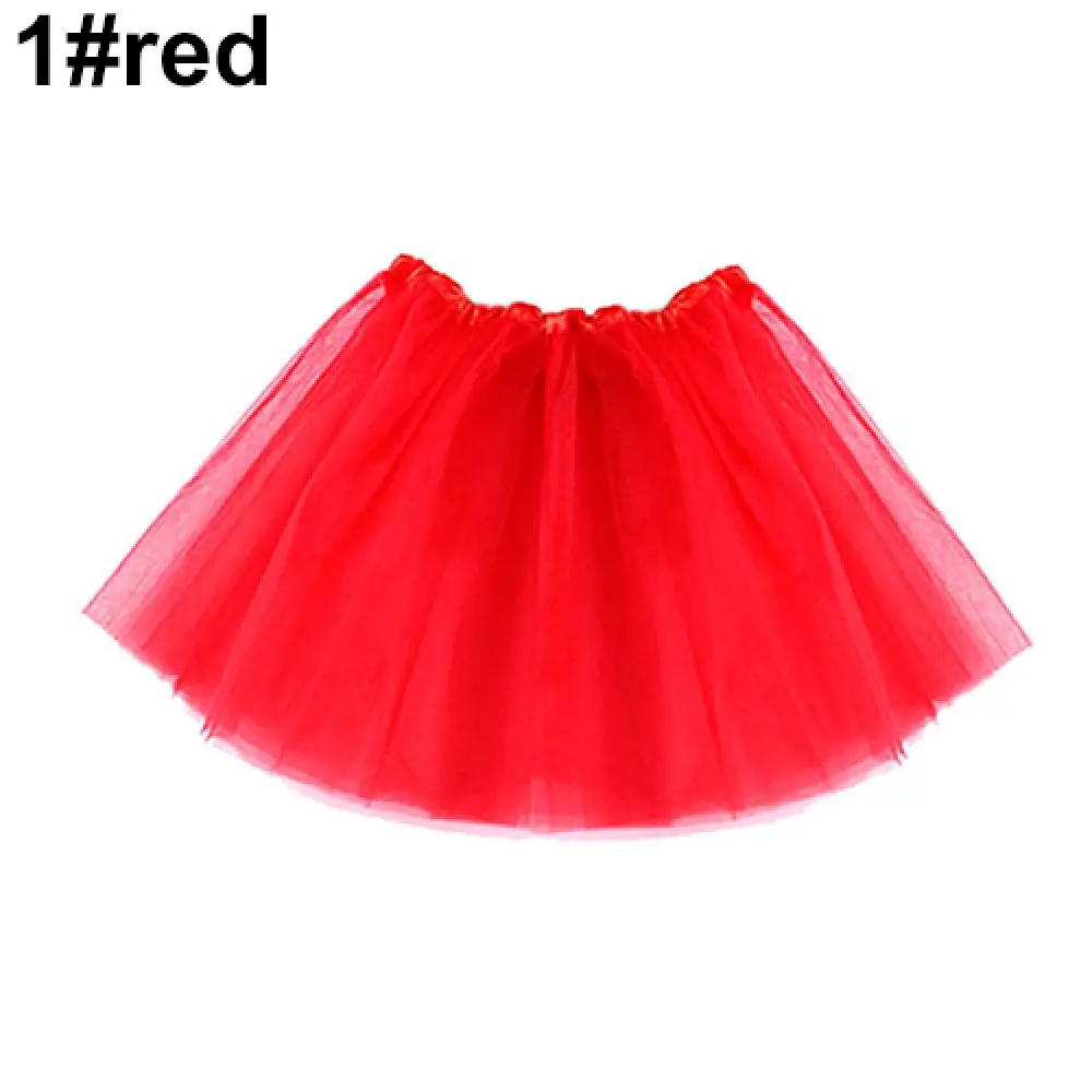 Cute Girl Kid Dancewear Tulle Sequin Princess Tulle Skirt Dance Party Pettiskirt Chiffon Petticoat Mesh Ballet Mini Skirts