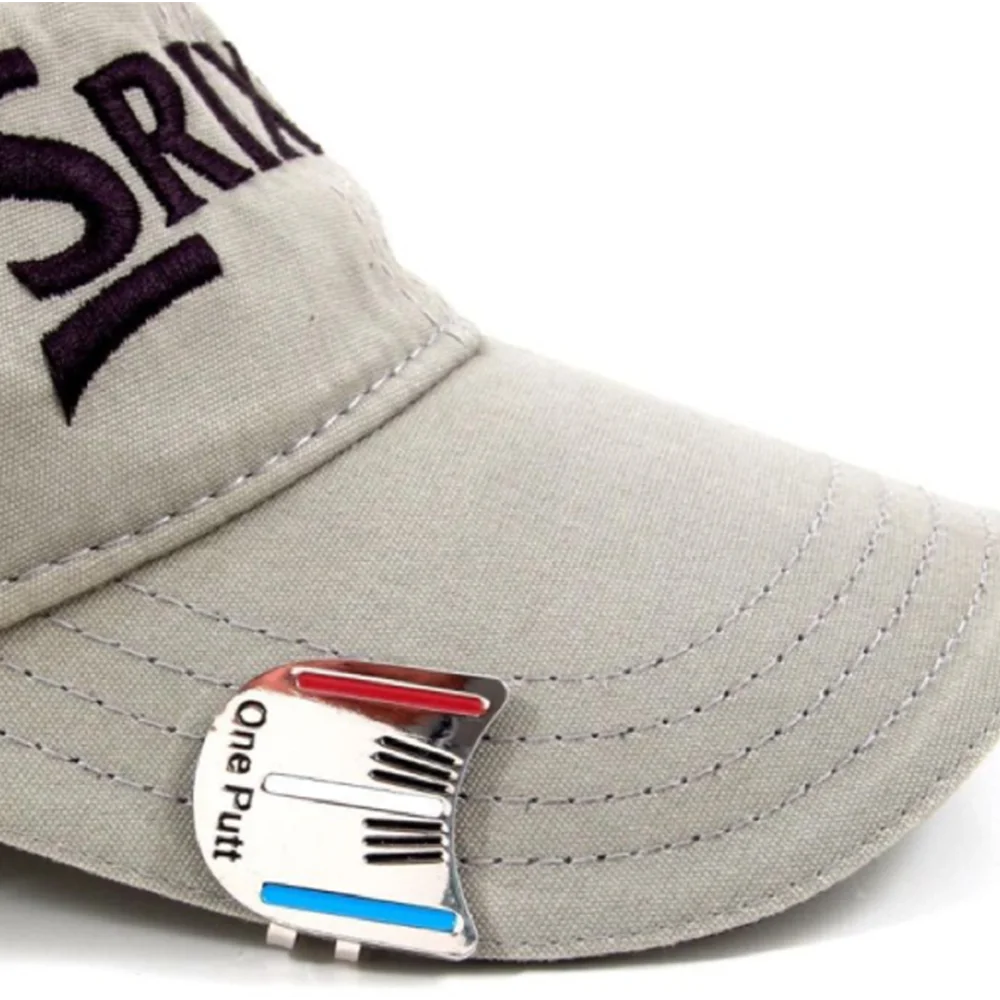 

Magnetic Ball Position Mark Cap Clip Golf Hat Clip Golf Ball Marker Golf Putting Alignment Aiming Tool