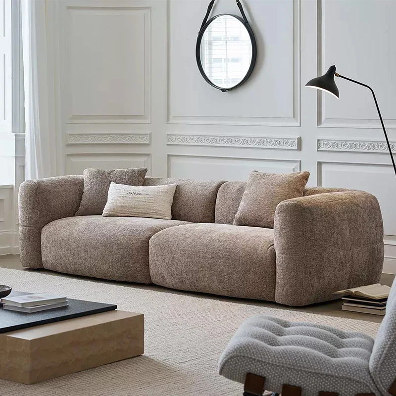 

Italian Brown Living Room Sofas Puff Classic Modern Lounge Bubble Living Room Sofas Memory Foam Woonkamerbanken Furniture Home