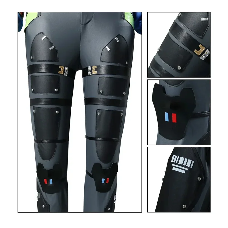 Game Zenless Zone Zero Zhu Yuan Cosplay Costume Wig Uniform Criminal Investigation Special Response Team New Eridu Halloween