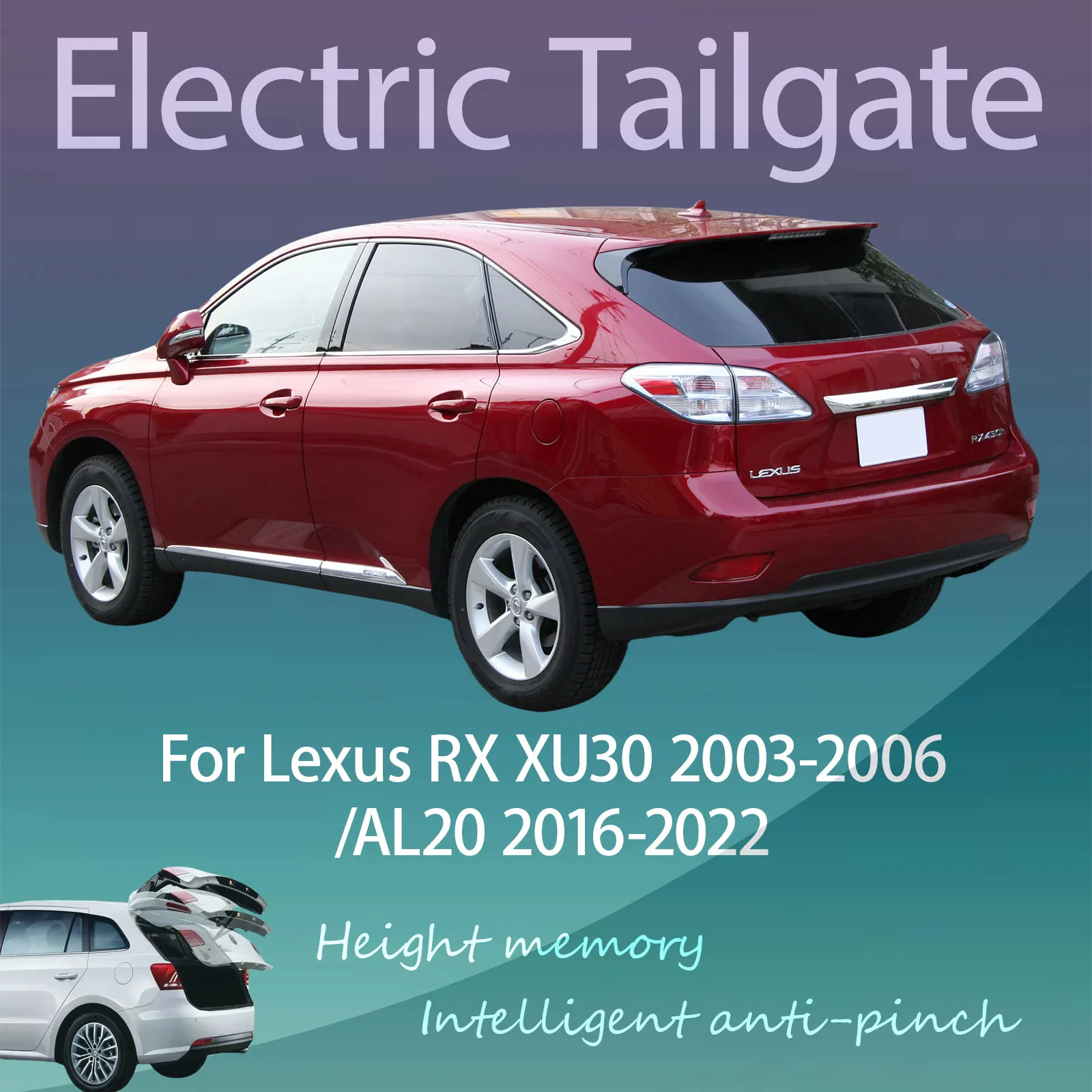 For Lexus RX XU30/AL20 Automatic Opening Closing Anti-pinch Functions Electric Tailgate Sensor Trunk