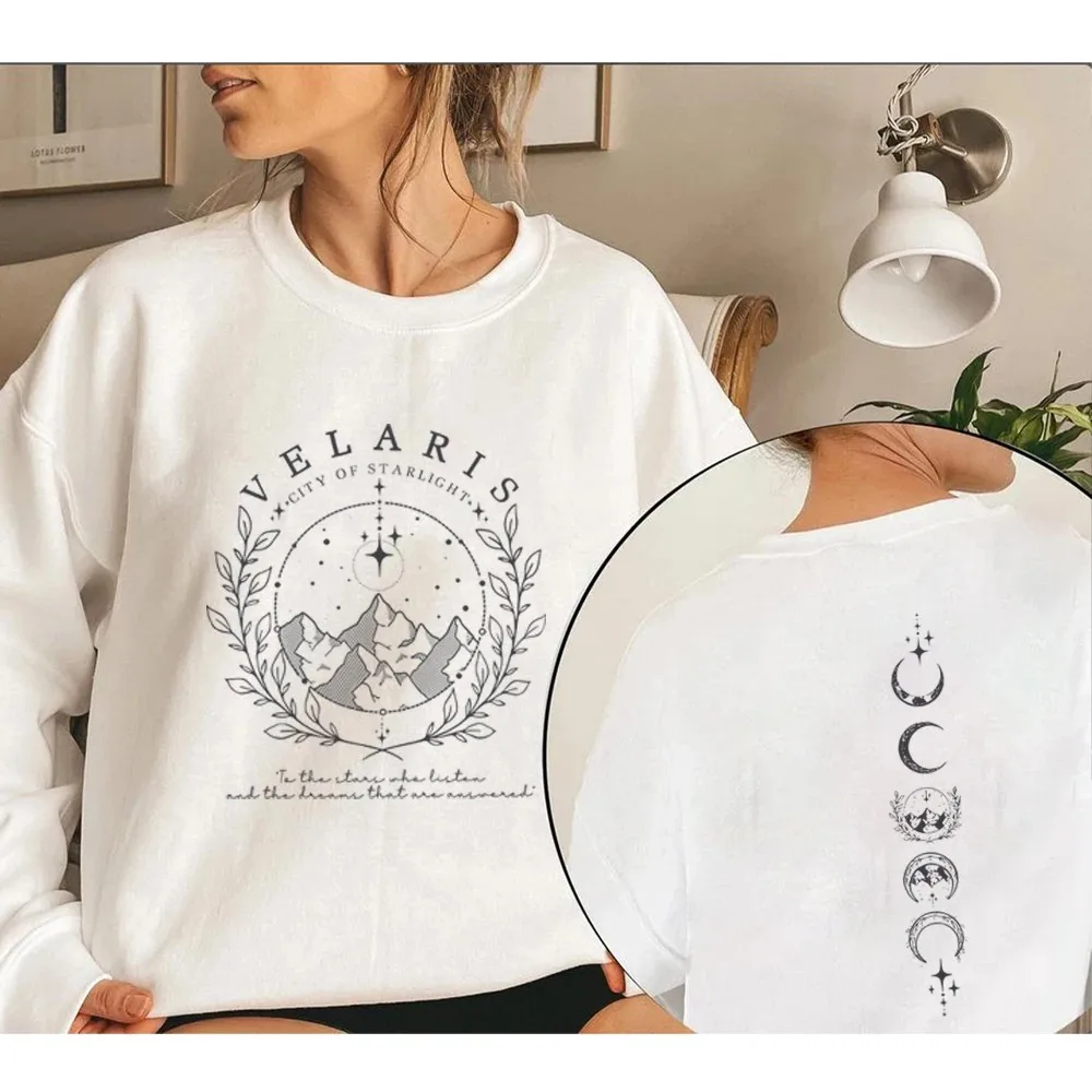 New Sweatshirt Velaris City of Starlight Shirt The Night Court Shirts SJM Merch ACOTAR Hoodie Unisex Long Sleeve Sweatshirts