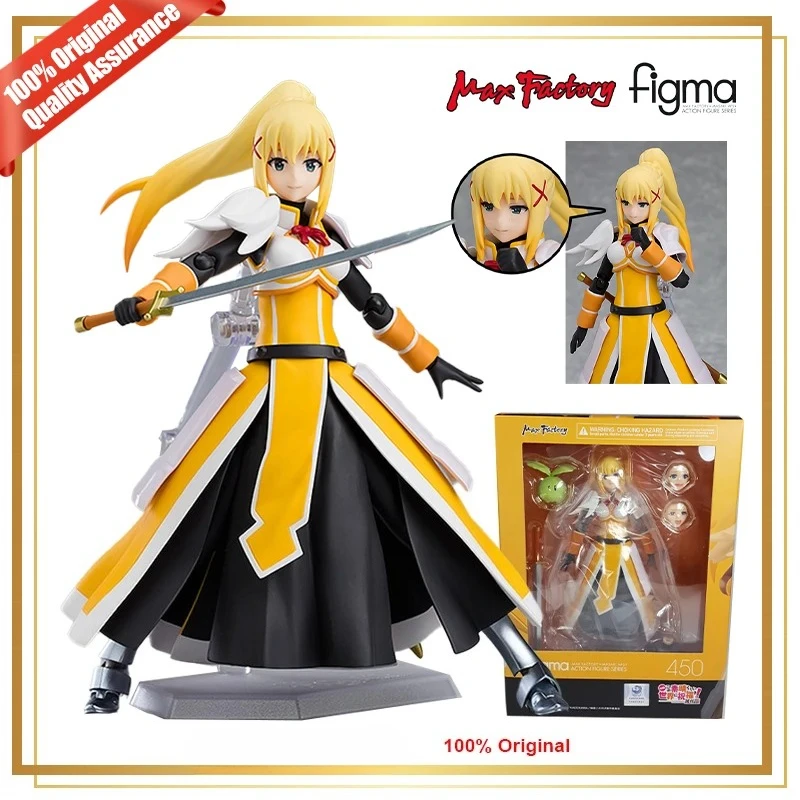 Figura Original Reeditada Figma 450 Darkness KonoSuba Kono Subarashii Sekai Ni Syukufuku Wo 3 Legend of Crimson en Existencia, Juguete de Acción de Anime