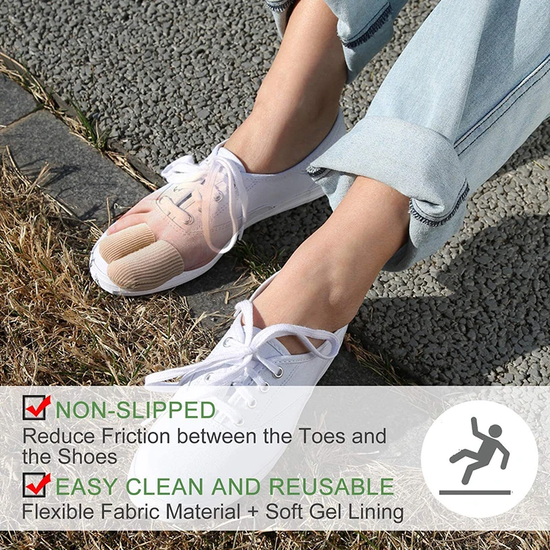 النسيج فاصل أصابع القدم حامي الاصبع قضيب الذرة الكالس مزيل الورم مصحح أدوات باديكير لتخفيف الآلام أنبوب العناية بالقدم #5