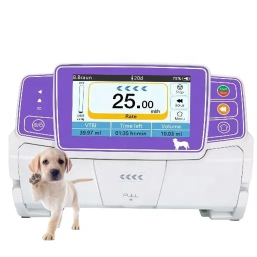 Hospital Medical TCI PCA Single Veterinary Infusion Pump Price Portable Channel Vet Syringe Bomba de infuse Animal Clinic