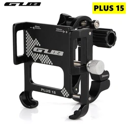 GUB Plus15 Aluminum Alloy Bicycle Phone Holder MTB Handlebar Stand Mount For Electric Bike Motorcycle Scooter Mountain Road Bike