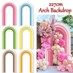 Wedding Decor Large Arch Backdrop Stand Gold Metal 16mm Pipe Birthday Party Supply Photo Studio Background Props Balloon Holder