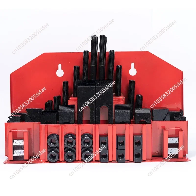 M10 Milling Machine Tool Combination Iron Platen Mold Parts 58PCS/Set Milling Machine Pressure Plate Universal Clamp Group Code