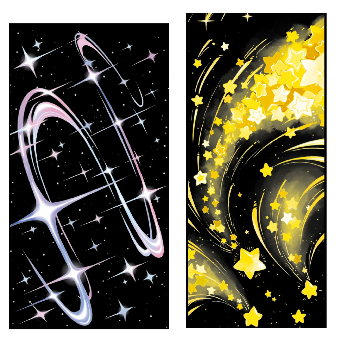 Stars Washi Pet Tape Versatile Basic Small Fresh Journal Collage