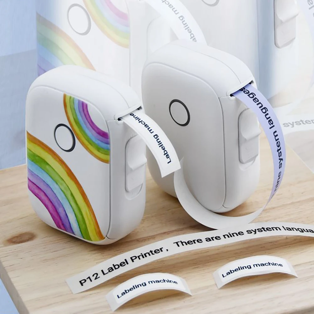 

Marklife P12 Thermal Printer Label Printer Portable MINI Bluetooth-compatible Thermal Adhesive Sticker Label Support DIY Label