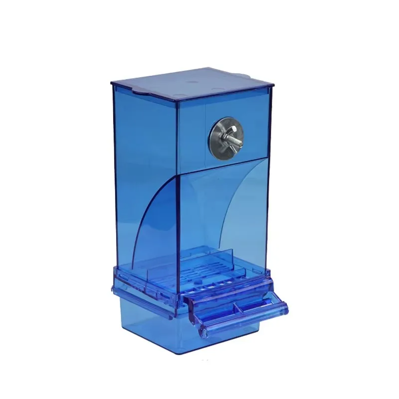 

Eco-Friendly Bird Food Bowl Tiger Skin Cockatiel Feeder Anti-Splash Parrot Food Jar Full Platform Delivery Bird Feeder Plastic