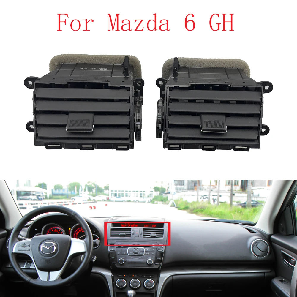 

HUIYAN для Mazda 6 GH автомобильные вентиляционные отверстия для кондиционера приборная панель центральный кондиционер вентиляционное отверстие