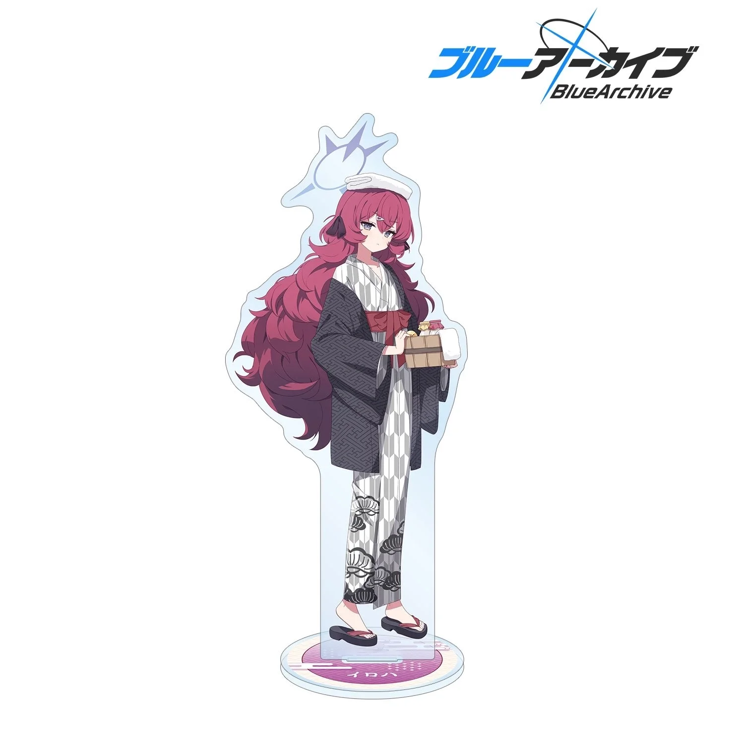 Blue Archive Kimono Theme Acrylic Stand, Cute Anime Girl Aru Mutsuki Figure Standee, Game Desk Decor, 2026 New Arrival Keychain