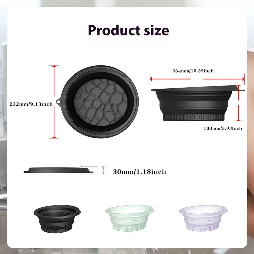 Przenośna miska do kąpieli lodowej do twarzy, do pielęgnacji skóry twarzy, do kąpieli zimną, do terapii zimnem, umywalka do mycia twarzy z tacką na lód.