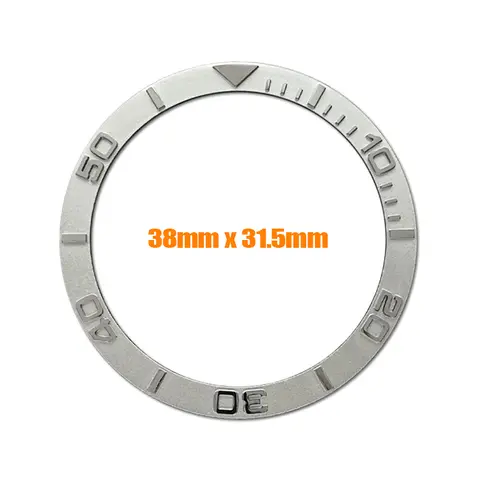 38 mm SKX007 platt keramisk bezelinsats passar till Seiko 5 SKX007 SKX009 SRPD klockboetter NH35 NH36 klockarmbezelinsatsring 6 best sales Seiko 5 delar - №2