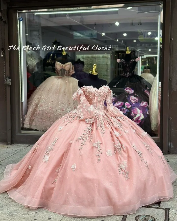 

Оранжево-розовые элегантные платья 15 Quinceanera, новые платья с цветочной вышивкой и бисером