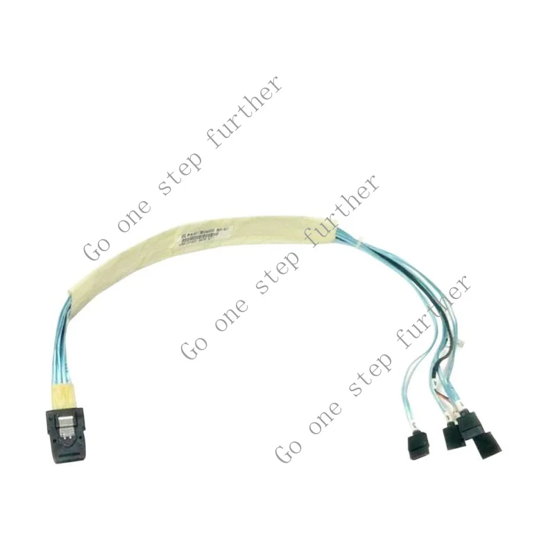 WYORESY For PowerEdge C6100 C6220 Server HJ6F0 Mini-SAS To 4X SATA Cable Mini SAS To 4 SAS For 9260-8i Array Card 0HJ6F0