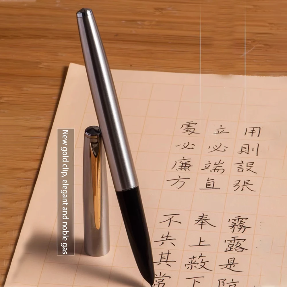 

Thebai Thyer3.0 Full steel Fountain pen with Hidden EF F NIb classical retro smooth writing ink pens school office supplies gift
