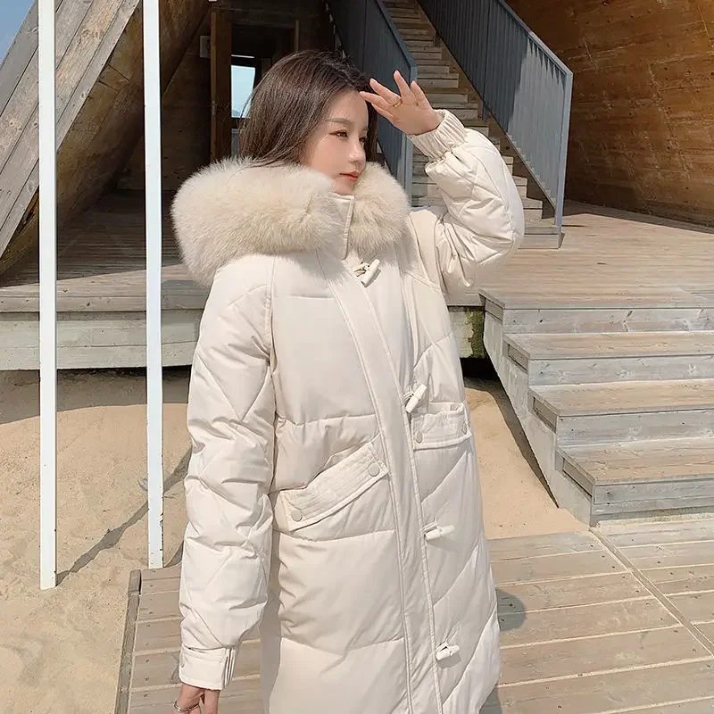 Large Size Feather Coats Long Down Coats 2023 Women\'s Down Jacket for Women Warm Long Down Coats Puffer Jacket Women Winter Coat