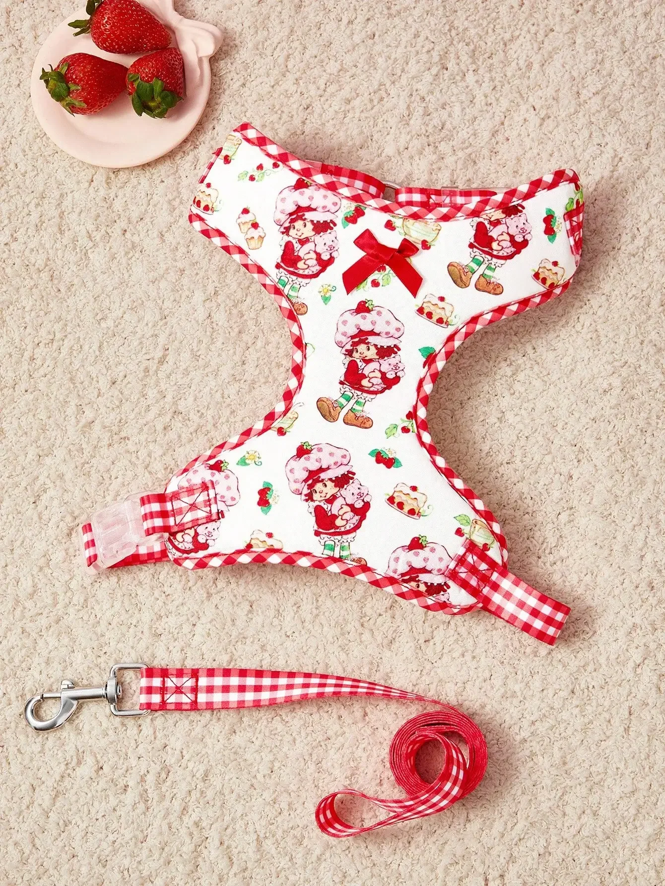 

THE 1 Set Of Cartoon Pattern Printed Pet Travel Strap And Leash Set, A Variety Of Sizes To Choose From, The L