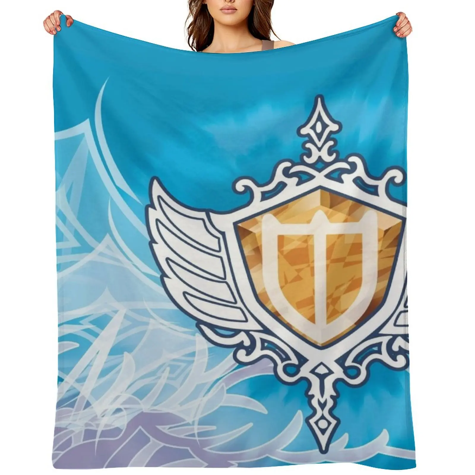 

FFXIV Paladin Job Mat Throw Blanket For Sofa Thin Hairys Blankets For Baby Camping Blankets